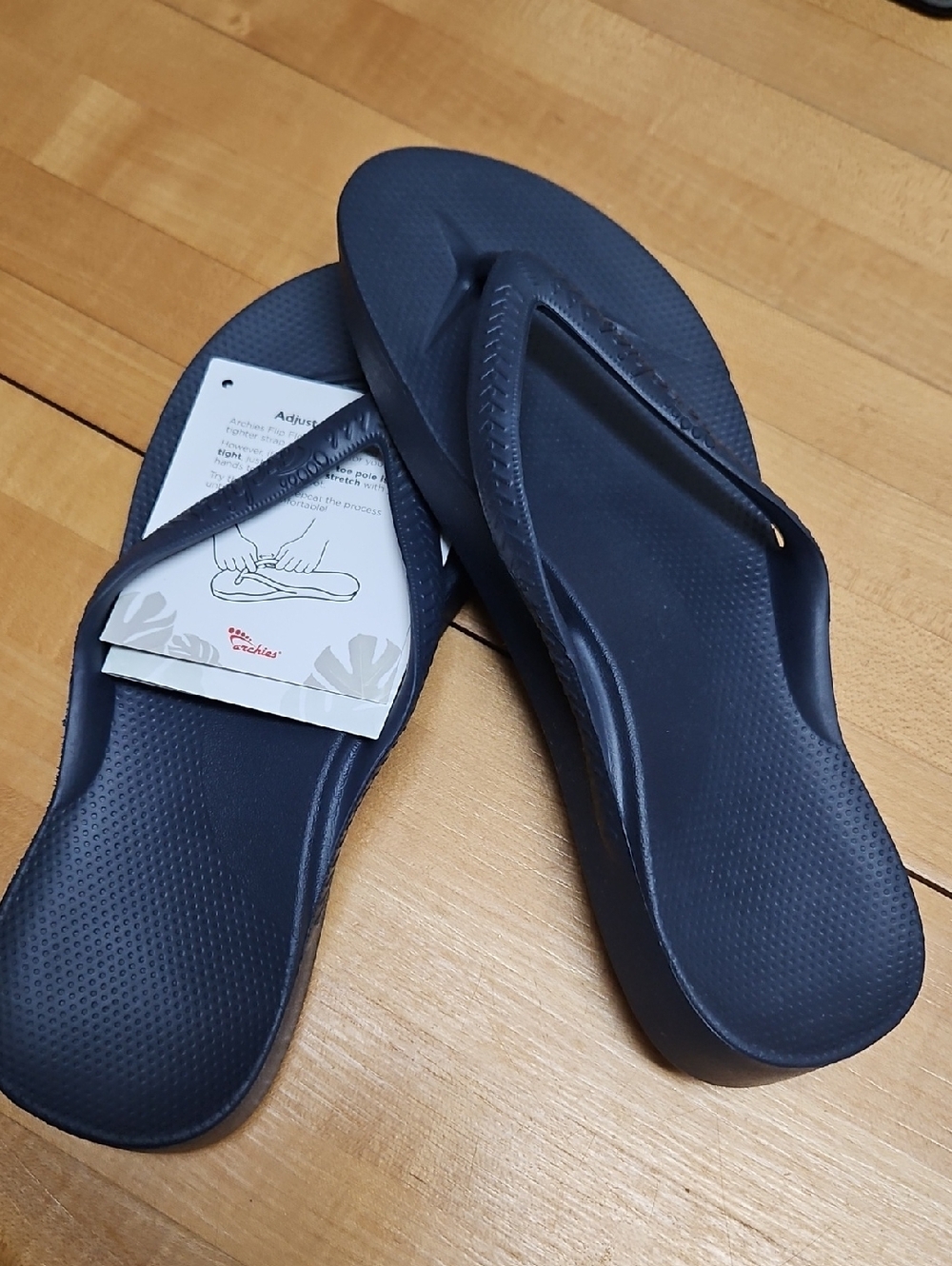 Navy Blue Comfort Flip Flops